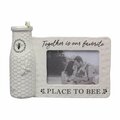 Youngs Ceramic Bee Vase with Photo Frame 18562